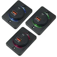 車載用ダブルUSB充電器【24V対応・後部座席用・汎用タイプ】