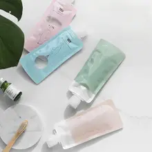 旅行用携帯乳液ボトルセット【折りたたみ式・化粧品用・シャンプー・ボディソープ対応】