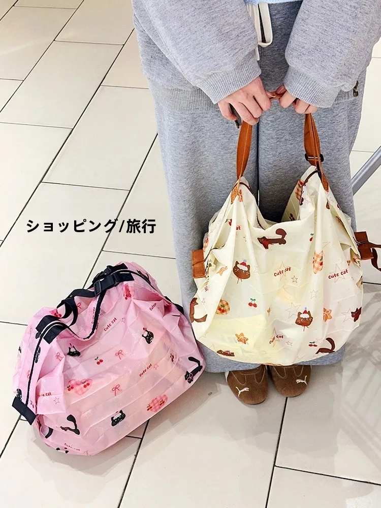 頑丈で耐久性のある折りたたみ式エコショッピングバッグの買い物節約効果とは