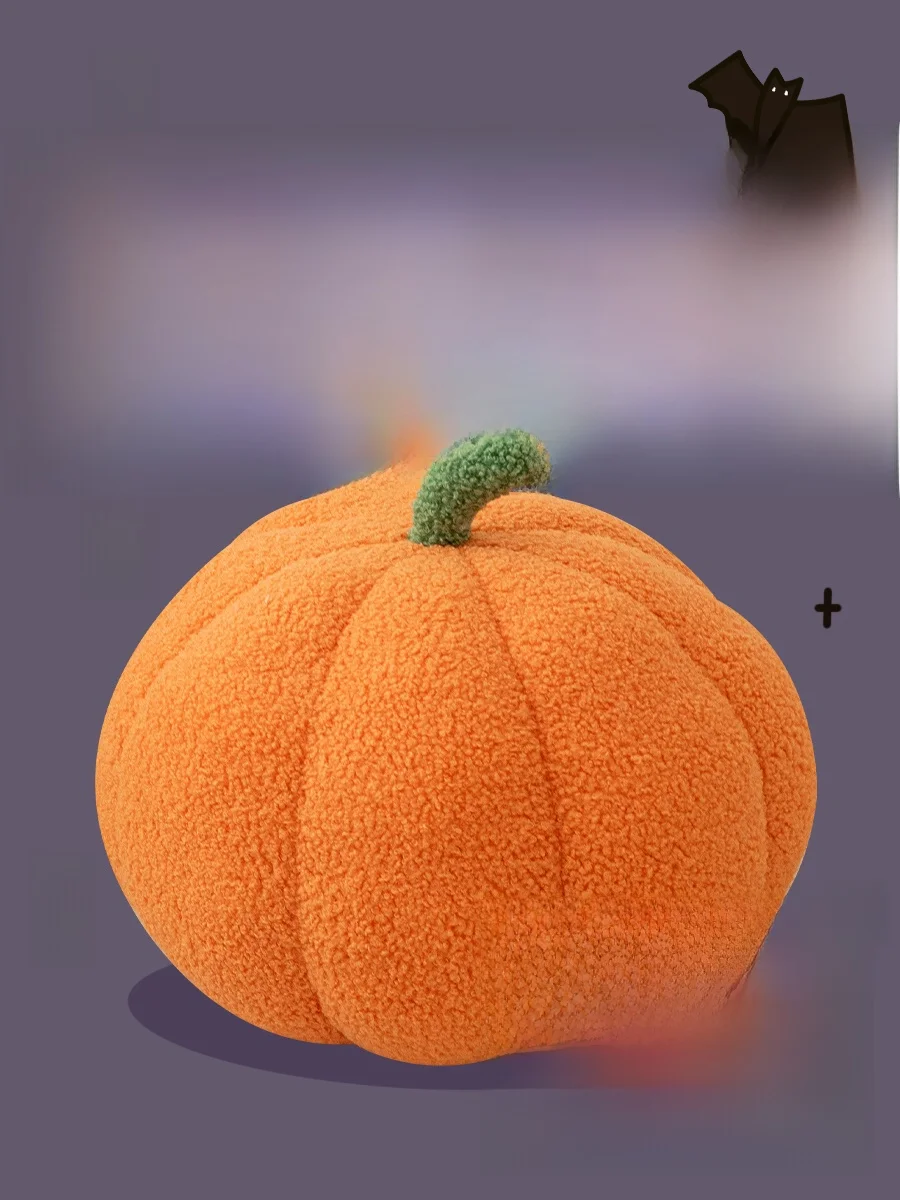 ハロウィン用カボチャのぬいぐるみクッション：親子で楽しめるインテリア装飾の最適選択