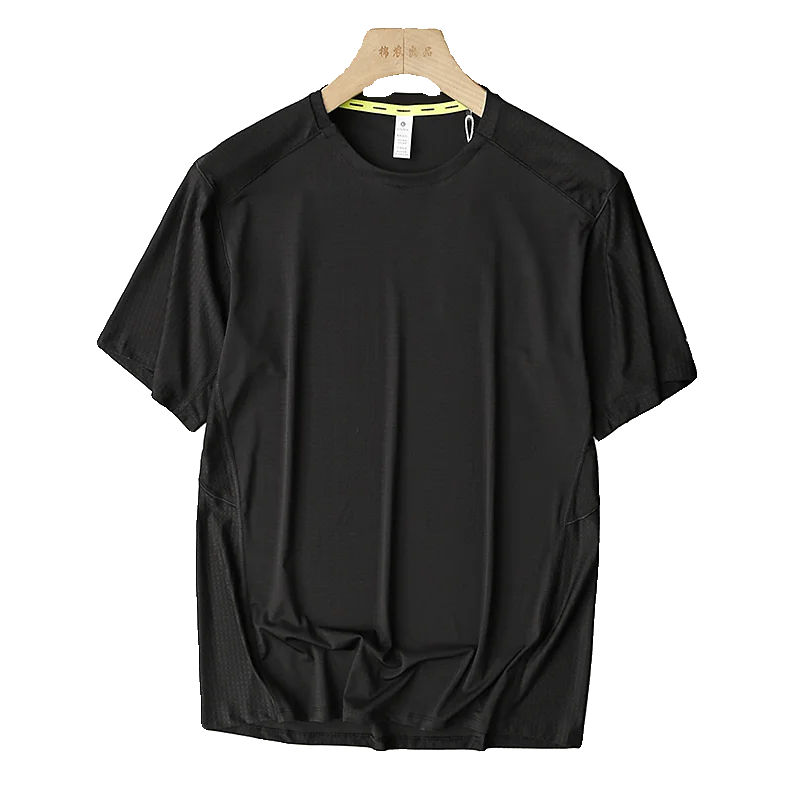 春夏用冷感速乾Tシャツ【アウトドア・男性用・弾力性・UVカット】