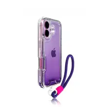 iPhone 16 Pro用 3D透明ケース【耐衝撃・高級感・厚手・個性的】