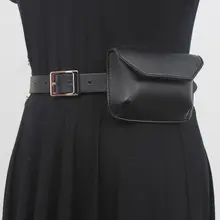 シンプルなウエストバッグ【女性用・コンパクト・カードケース付き】