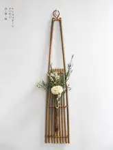 竹製壁掛け花器【和風・玄関やリビング用】