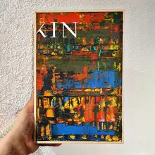 ポップアート風 抽象デザイン 大判手描きインテリアアート【寝室・リビング用】