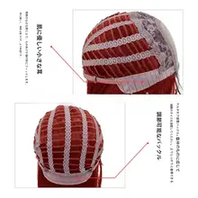 秋の新作！海王紅のロングウェーブウィッグ【自然な質感・フルヘッド】