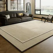 中古風ラグ【リビング用・お手入れ簡単・軽やかな高級感・ベッドサイド用】