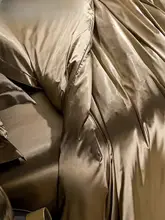 高級感あふれるシルク製四点セット【滑らかな肌触り・冷感・洗える真絲素材】（セットアップ対応）