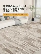 高級感溢れる和モダンデザインのラグ【リビング・フロアマット・耐汚れ仕様】