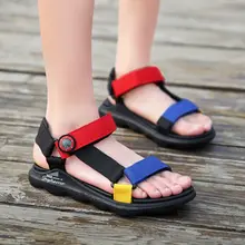 男児用夏用ビーチサンダル【防滑ソフトソール・ジュニアサイズ】（セットアップ対応）