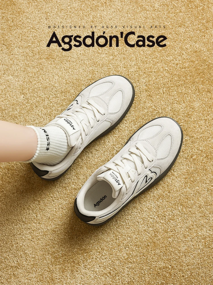 レースアップスニーカーの通気性とフィット感：Agsdonオーガルシンドの女性用スニーカー実測解析