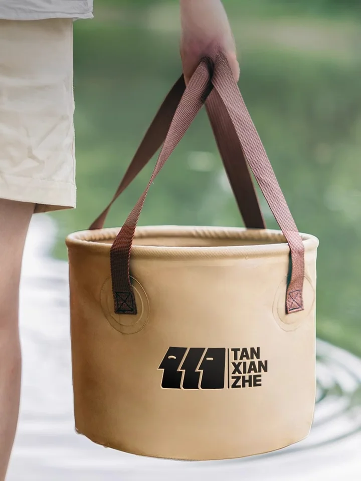 TAN XIAN ZHE 折りたたみ式キャンプ用水桶【車載・携帯用・厚手】