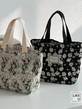 ハンド刺繍 トートバッグ【韓国風・レトロ・肩掛けタイプ】