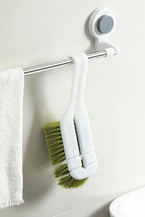 多機能バスブラシ【浴室用・トイレ用・角度付き・無死角掃除】