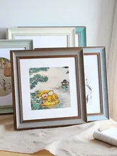 欧風ヴィンテージデザインの正方形額装フレーム【壁掛け対応・刺繍用】