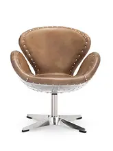 Greenwich Chair 【アルミ素材・回転式・インダストリアルデザイン・スワンチェア】