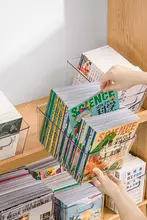 透明デスク収納ボックス【絵本整理用・学生向け・ブックシェルフ】