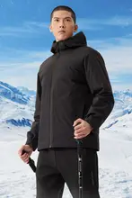 男女兼用 秋冬用 防水ランニングジャケット【フード付き・保温・アウトドア・スキー・登山用】