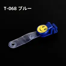 プラスチック製 名札クリップ【微笑デザイン・証明書保持用・鉄製クリップ】