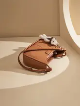 高級レザー製 肩掛けバッグ【牛革・スエード・通勤用】