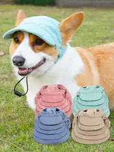 犬用 野球帽【通気性・耳出しデザイン・ペット用】