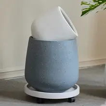 植木鉢 大型 観葉植物用 モンステラ マグネシア製 陶器風 リビング 床置き 北欧風 シンプル 上品