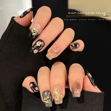 立体ソフトフラワーネイルデコレーション【レトロデザイン・五弁花・華やかな装飾】