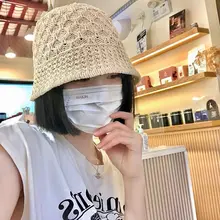 夏用透湿フード付きハットウィッグ【ショートストレート・通気性・おしゃれデザイン】