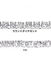 KREAM ラメ付きネックレス・ブレスレット【男女兼用・ヒップホップスタイル・ゴールドとシルバーのテニスチェーン】