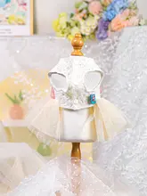 ピンクの夏用犬服 【小型犬・トイプードルやマルチーズ対応・かわいいドレスデザイン】