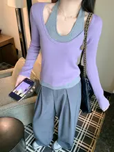 グレーのハイウエストワイドパンツ【女性用・秋用・フィット】（セットアップ対応）