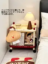 多層収納の移動可能なリビング用スナックドリンクワゴン【スタイリッシュなデザイン】
