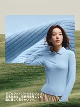 極上の柔らかさのポロシャツ【長袖・ニット・フィット感】