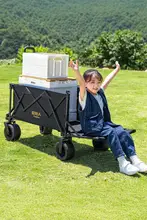 The Primitive 折りたたみ キャンプカート アウトドアワゴン 大容量 子供乗せ 多目的 ピクニック 旅行 運搬