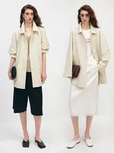 軽やかな肌理感の風防風コート【ファッションスタイル】