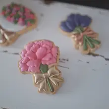 アイシングクッキー型 立体 花束 母の日 ギフト 手作り 感謝祭