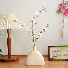 新中式デザインの桃の花の造花【デスク装飾用・禅風・撮影小物】