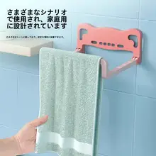 壁掛け洗面器収納ラック【穴あけ不要・折りたたみ式・バスルーム用】