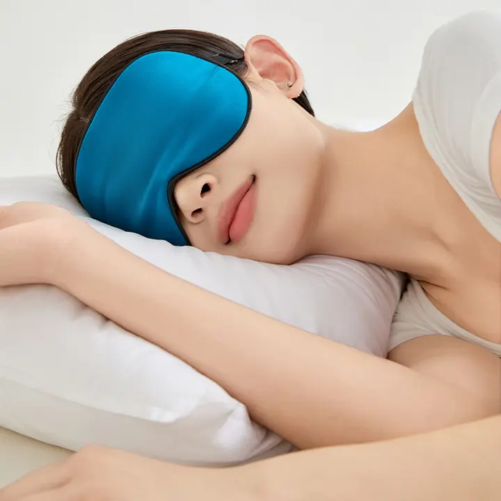 SILKUEEN アイマスク 両面シルク 睡眠用 遮光 軽量 通気性 男女兼用 安眠