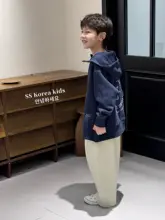 子供用 春物  フード付きスウェットシャツ【男女兼用・長袖・カジュアルデザイン】