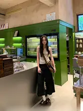 明るい色合いのデザインが魅力！クラシックデニムパンツ【女性用・ストレートタイプ・八分丈】
