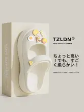 女性用通気性サンダル【防滑・厚底・オープントゥ・夏用】