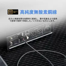 山霊 L7 OTGアップグレードデコーダー【Type-CからUSB・高純度無酸素銅・オーディオアンプ用】