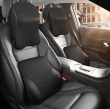 快適な使用感！大きいサイズの記憶泡枕【頭と腰をサポート・車用・デザイン性のある枕】（セットアップ対応）