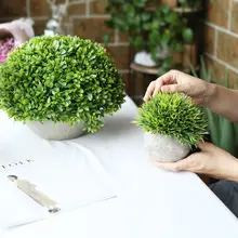 アンティーク風 おしゃれなフェイクグリーン植物【インテリア装飾・カフェ用・テーブル置き】