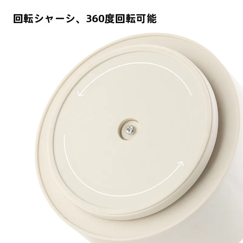 360度回転するペン立て：北欧風デザインでデスクの整理を実現