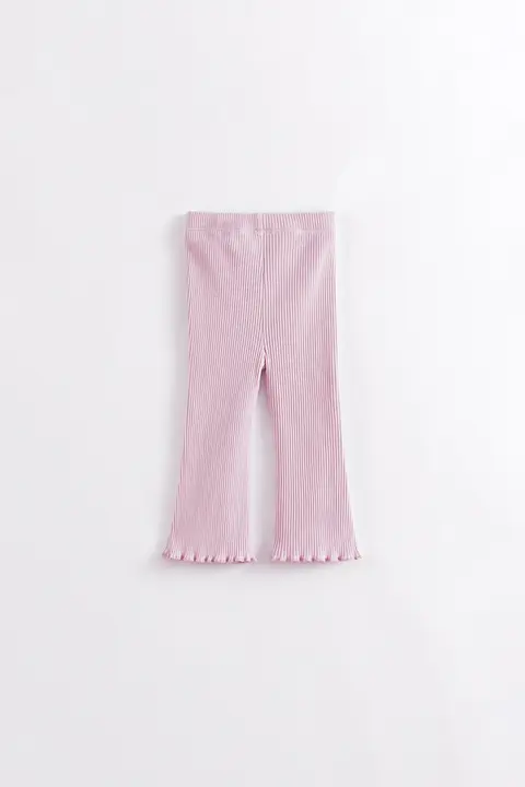 女の子用万能ストレッチニット フレアパンツ