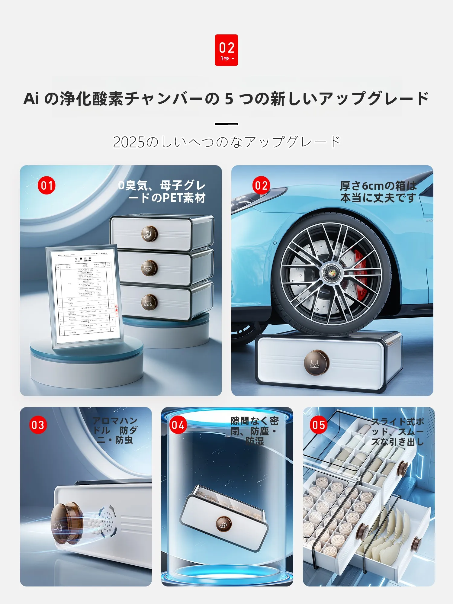 下着・靴下・ブラジャーを収納するのに、どのサイズのボックスが最適？