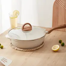 マイタケストーンコーティングのフライパン【家庭用・ノンスティック・平底・調理用】