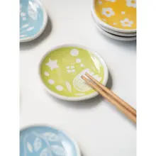 日式陶器の調味料皿・箸置き【ミニサイズ・醤油皿・わさび皿】